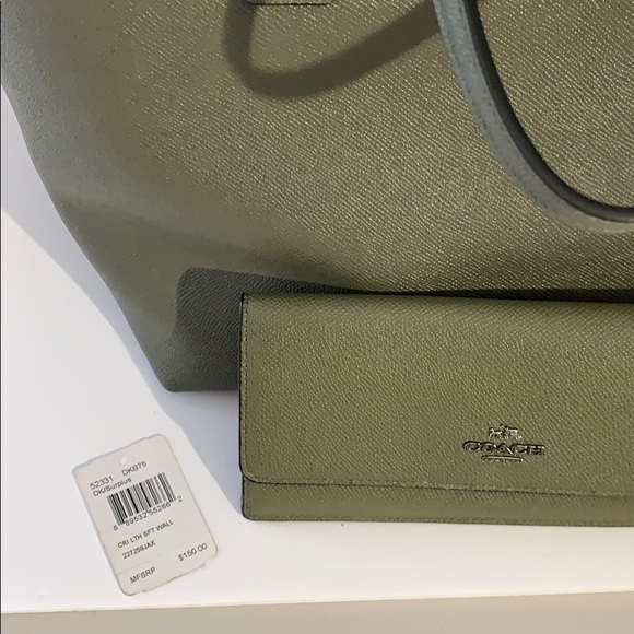 Coach Crossgrain Tote DK/Surplus - Picture 2 of 16